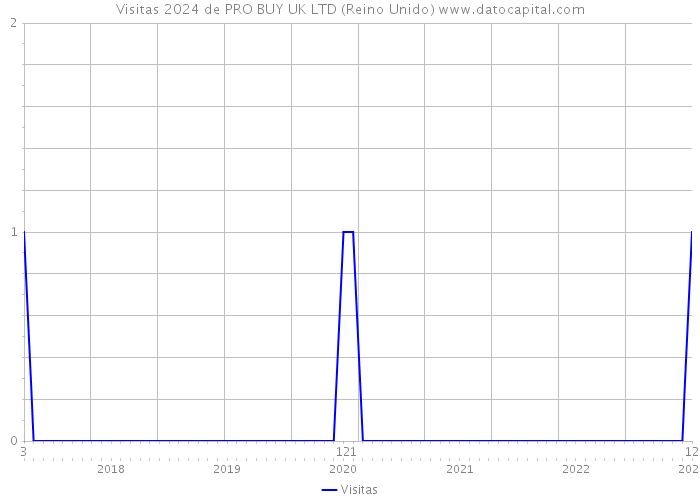 Visitas 2024 de PRO BUY UK LTD (Reino Unido) 