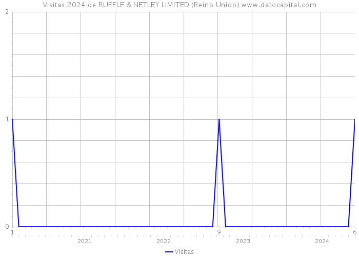 Visitas 2024 de RUFFLE & NETLEY LIMITED (Reino Unido) 