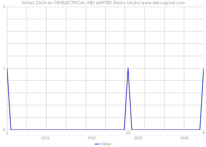 Visitas 2024 de CW ELECTRICAL (NE) LIMITED (Reino Unido) 