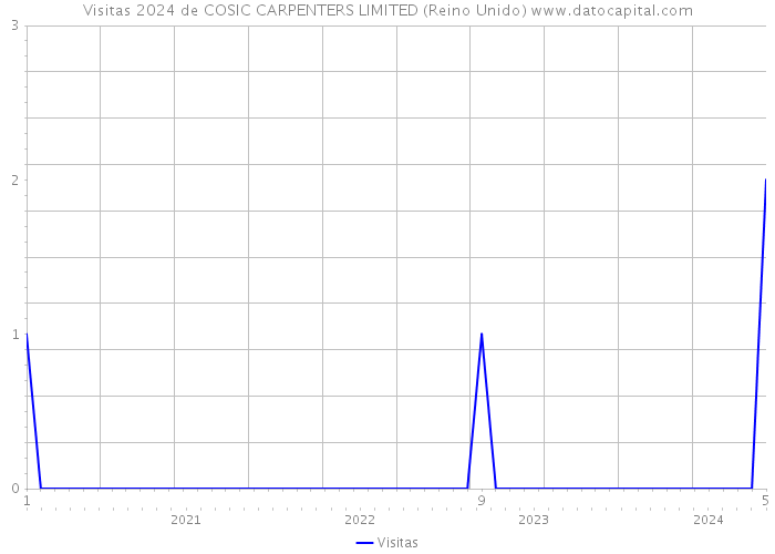 Visitas 2024 de COSIC CARPENTERS LIMITED (Reino Unido) 