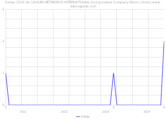 Visitas 2024 de CAVIUM NETWORKS INTERNATIONAL Incorporated Company (Reino Unido) 