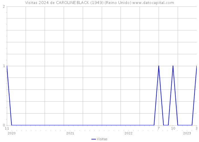 Visitas 2024 de CAROLINE BLACK (1949) (Reino Unido) 