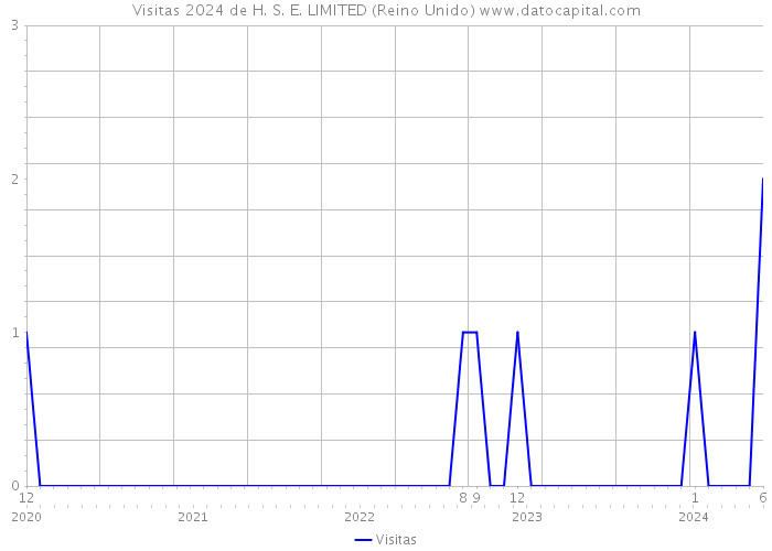 Visitas 2024 de H. S. E. LIMITED (Reino Unido) 