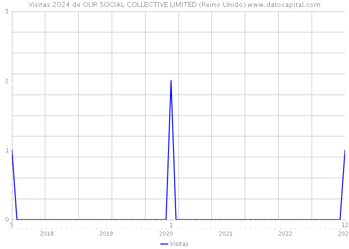 Visitas 2024 de OUR SOCIAL COLLECTIVE LIMITED (Reino Unido) 