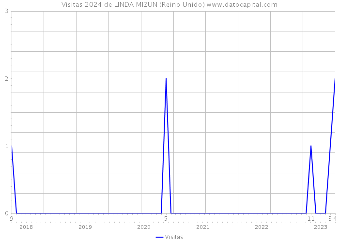 Visitas 2024 de LINDA MIZUN (Reino Unido) 