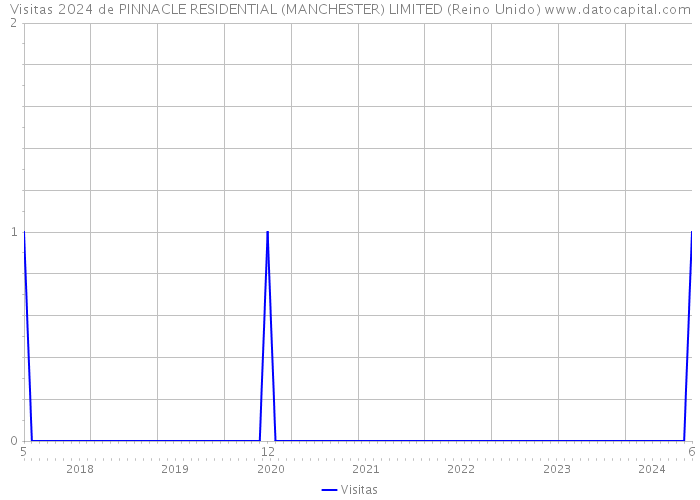 Visitas 2024 de PINNACLE RESIDENTIAL (MANCHESTER) LIMITED (Reino Unido) 