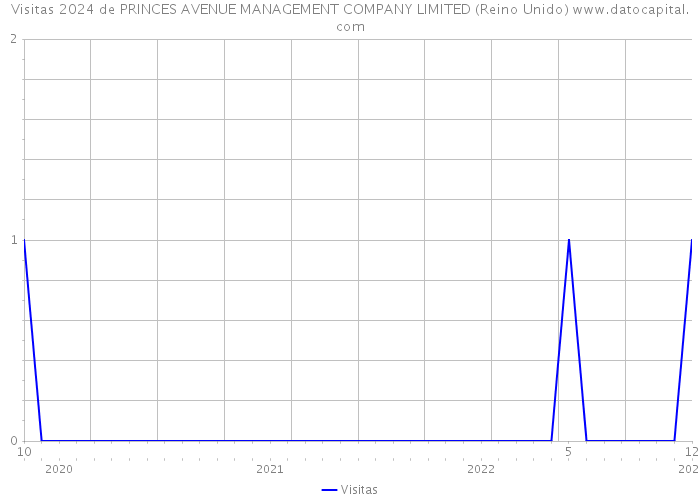 Visitas 2024 de PRINCES AVENUE MANAGEMENT COMPANY LIMITED (Reino Unido) 