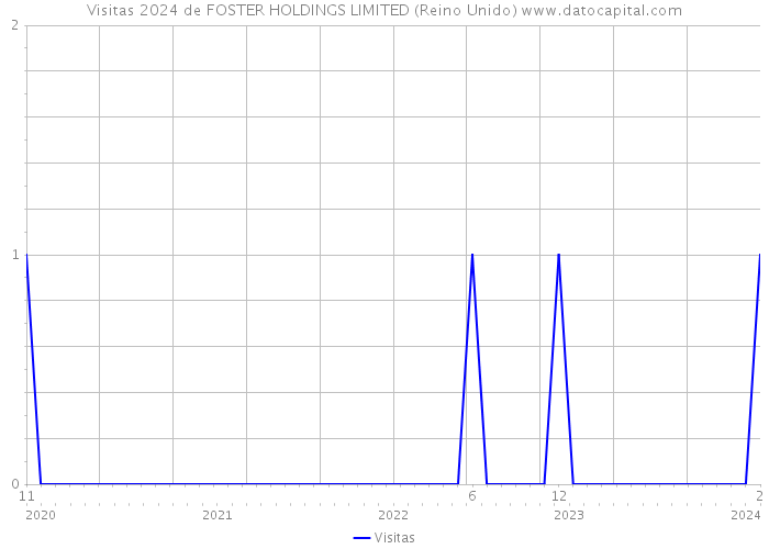 Visitas 2024 de FOSTER HOLDINGS LIMITED (Reino Unido) 