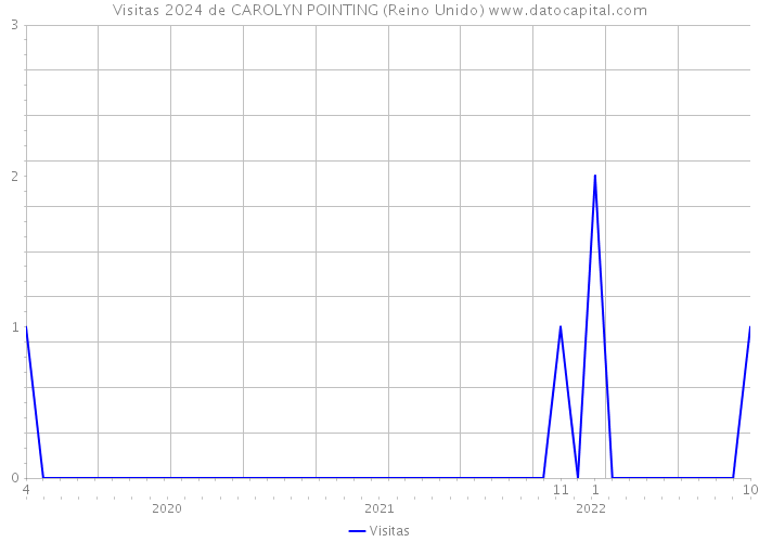 Visitas 2024 de CAROLYN POINTING (Reino Unido) 