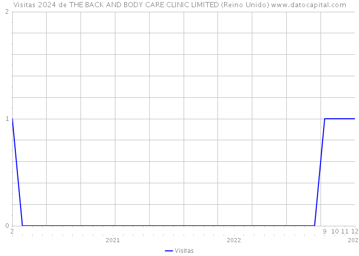 Visitas 2024 de THE BACK AND BODY CARE CLINIC LIMITED (Reino Unido) 