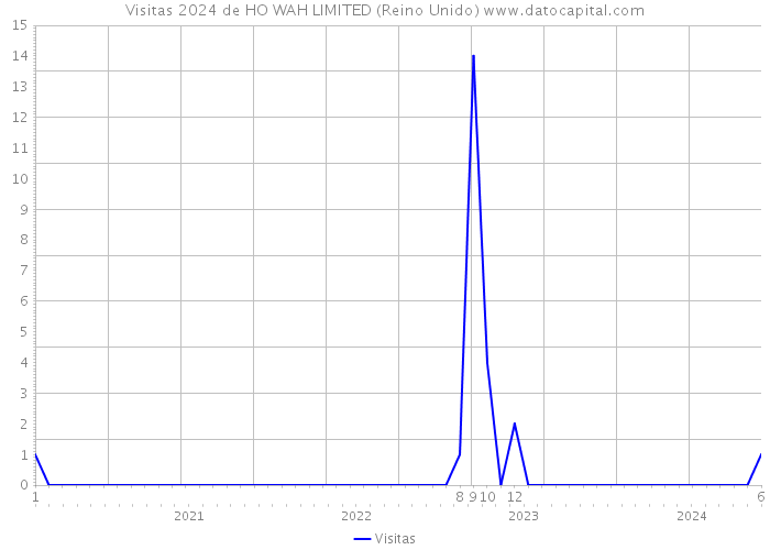 Visitas 2024 de HO WAH LIMITED (Reino Unido) 