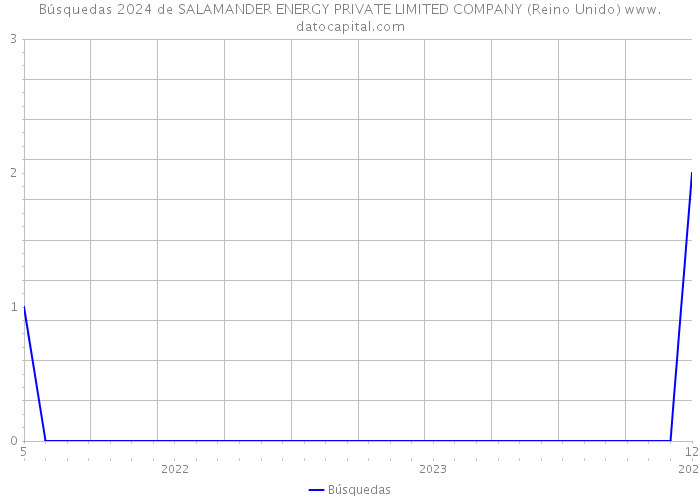 Búsquedas 2024 de SALAMANDER ENERGY PRIVATE LIMITED COMPANY (Reino Unido) 