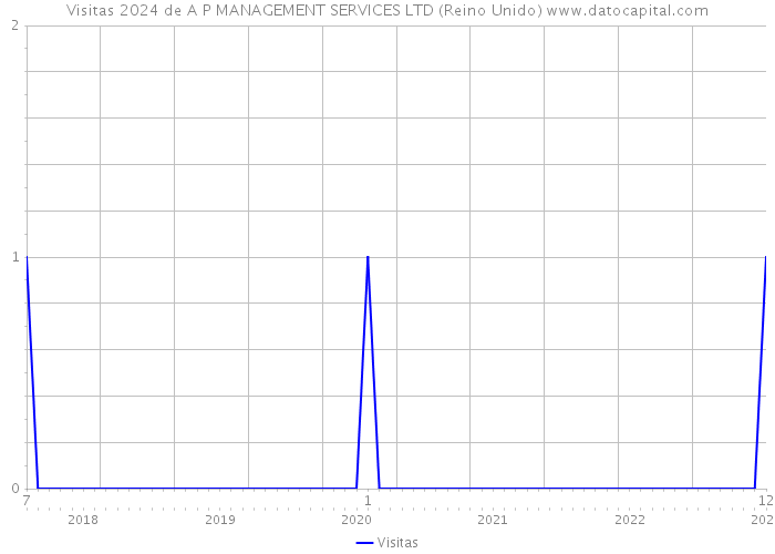 Visitas 2024 de A P MANAGEMENT SERVICES LTD (Reino Unido) 