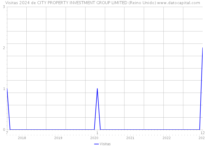 Visitas 2024 de CITY PROPERTY INVESTMENT GROUP LIMITED (Reino Unido) 