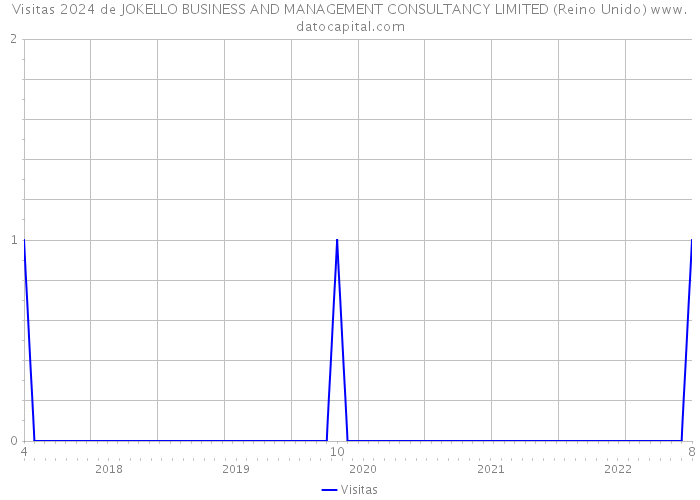 Visitas 2024 de JOKELLO BUSINESS AND MANAGEMENT CONSULTANCY LIMITED (Reino Unido) 