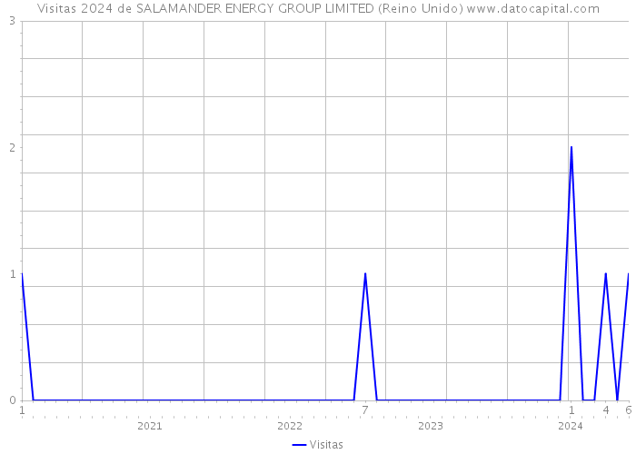 Visitas 2024 de SALAMANDER ENERGY GROUP LIMITED (Reino Unido) 