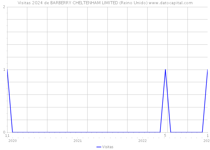 Visitas 2024 de BARBERRY CHELTENHAM LIMITED (Reino Unido) 