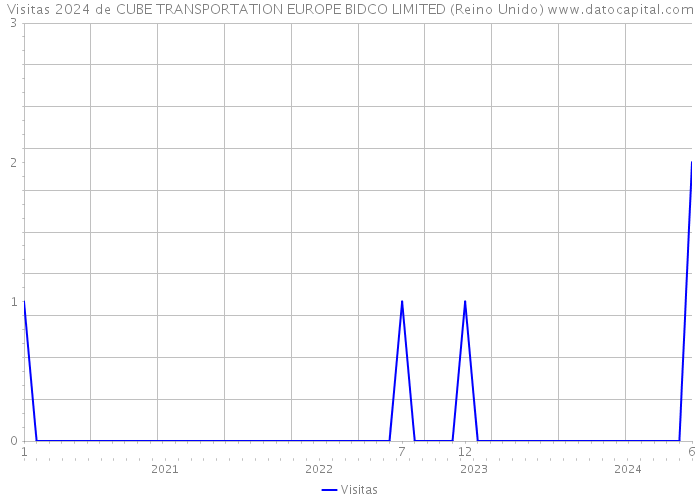 Visitas 2024 de CUBE TRANSPORTATION EUROPE BIDCO LIMITED (Reino Unido) 