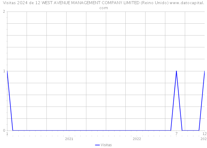 Visitas 2024 de 12 WEST AVENUE MANAGEMENT COMPANY LIMITED (Reino Unido) 