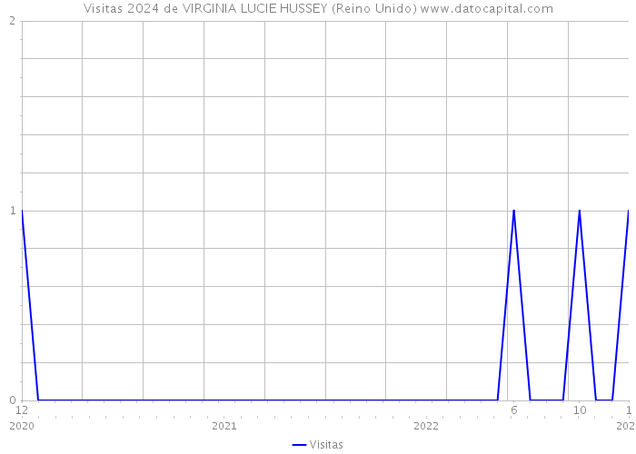 Visitas 2024 de VIRGINIA LUCIE HUSSEY (Reino Unido) 