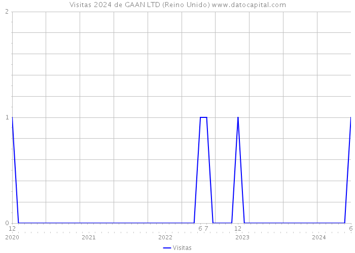 Visitas 2024 de GAAN LTD (Reino Unido) 