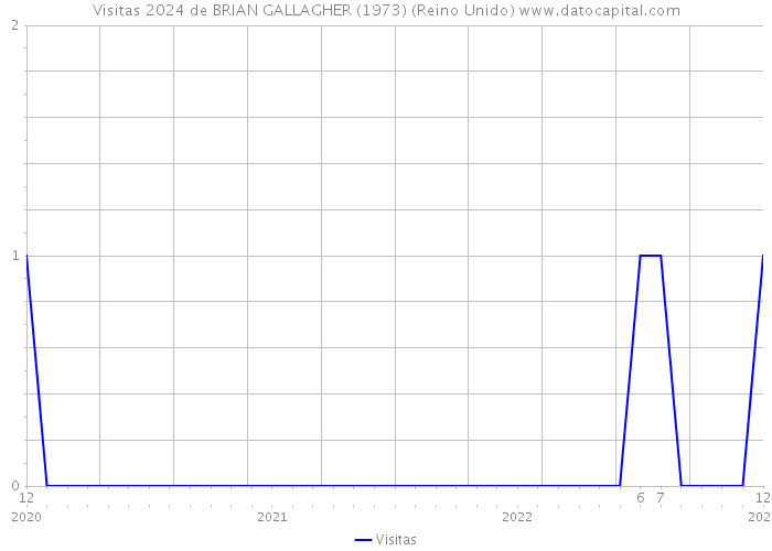 Visitas 2024 de BRIAN GALLAGHER (1973) (Reino Unido) 