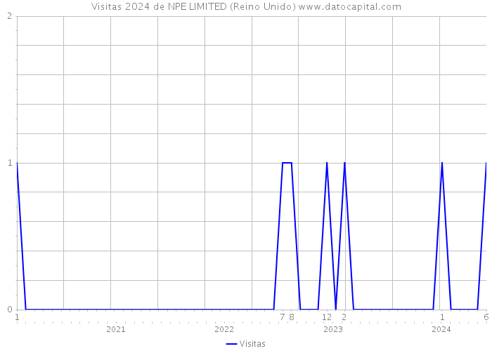 Visitas 2024 de NPE LIMITED (Reino Unido) 