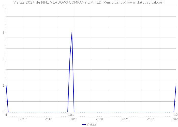 Visitas 2024 de PINE MEADOWS COMPANY LIMITED (Reino Unido) 