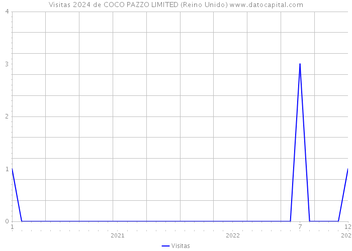 Visitas 2024 de COCO PAZZO LIMITED (Reino Unido) 