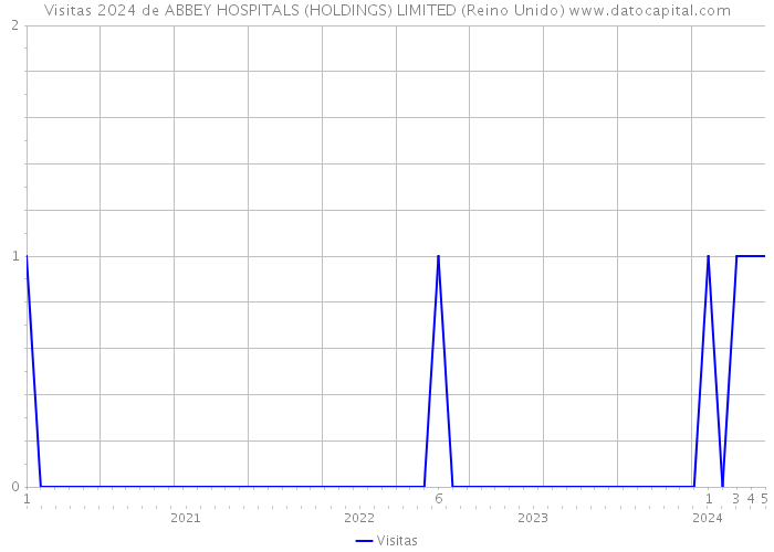 Visitas 2024 de ABBEY HOSPITALS (HOLDINGS) LIMITED (Reino Unido) 