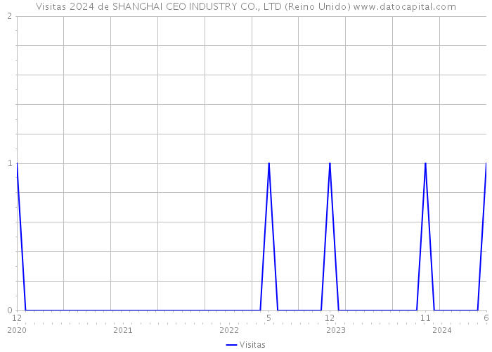 Visitas 2024 de SHANGHAI CEO INDUSTRY CO., LTD (Reino Unido) 