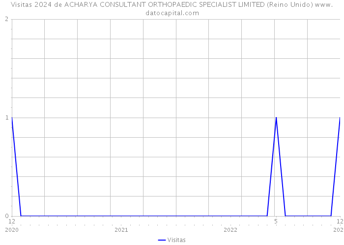 Visitas 2024 de ACHARYA CONSULTANT ORTHOPAEDIC SPECIALIST LIMITED (Reino Unido) 