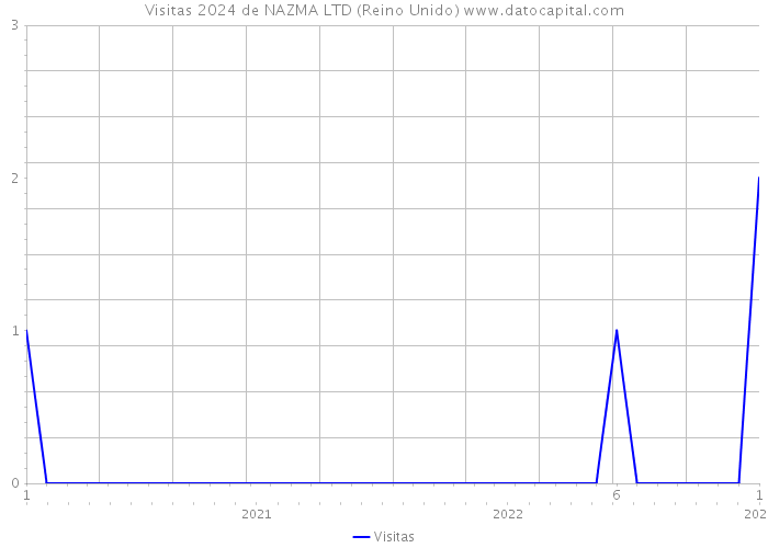 Visitas 2024 de NAZMA LTD (Reino Unido) 