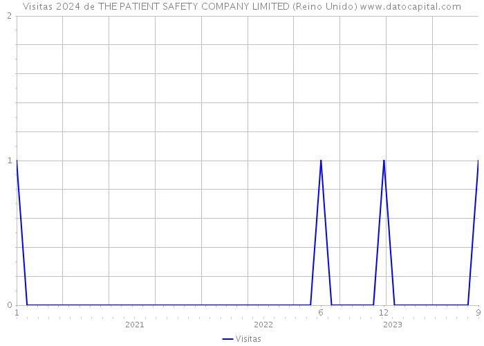 Visitas 2024 de THE PATIENT SAFETY COMPANY LIMITED (Reino Unido) 