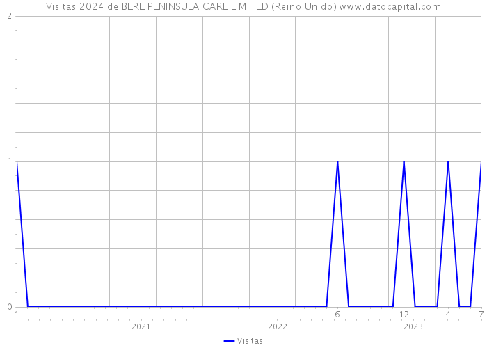 Visitas 2024 de BERE PENINSULA CARE LIMITED (Reino Unido) 