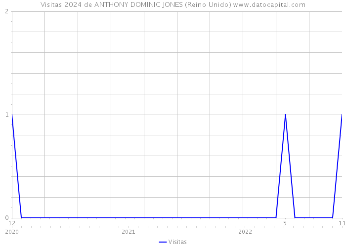 Visitas 2024 de ANTHONY DOMINIC JONES (Reino Unido) 