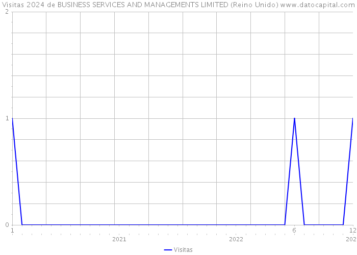 Visitas 2024 de BUSINESS SERVICES AND MANAGEMENTS LIMITED (Reino Unido) 