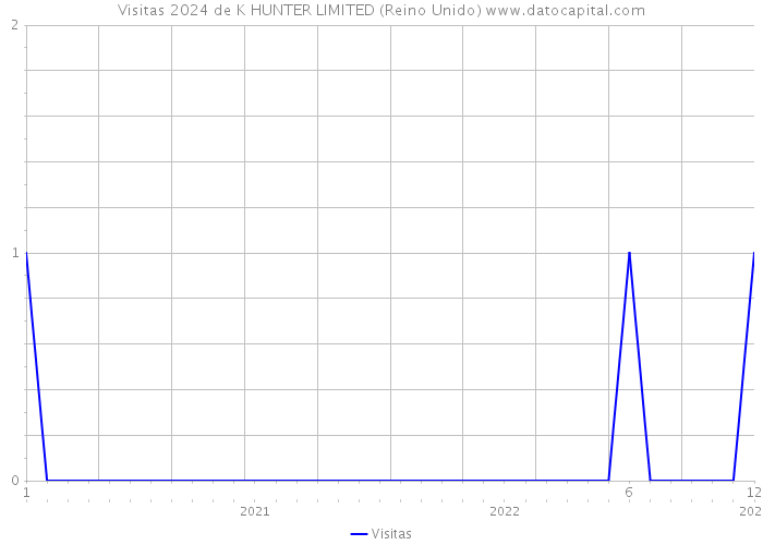 Visitas 2024 de K HUNTER LIMITED (Reino Unido) 