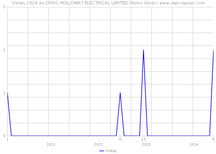 Visitas 2024 de CRAIG HOLLOWAY ELECTRICAL LIMITED (Reino Unido) 