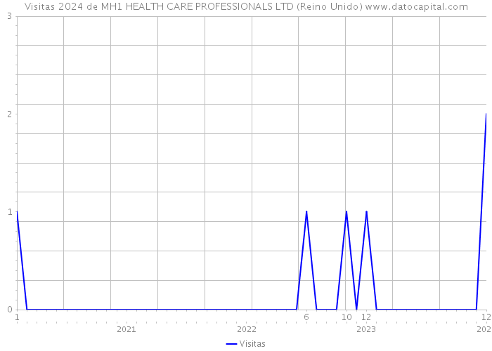 Visitas 2024 de MH1 HEALTH CARE PROFESSIONALS LTD (Reino Unido) 