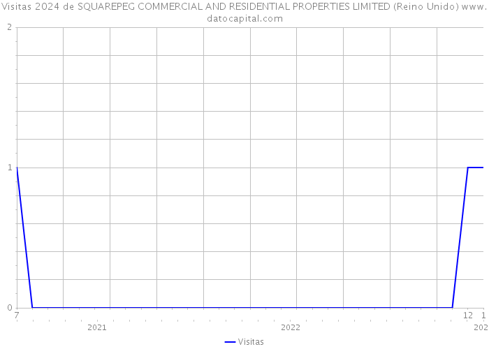 Visitas 2024 de SQUAREPEG COMMERCIAL AND RESIDENTIAL PROPERTIES LIMITED (Reino Unido) 