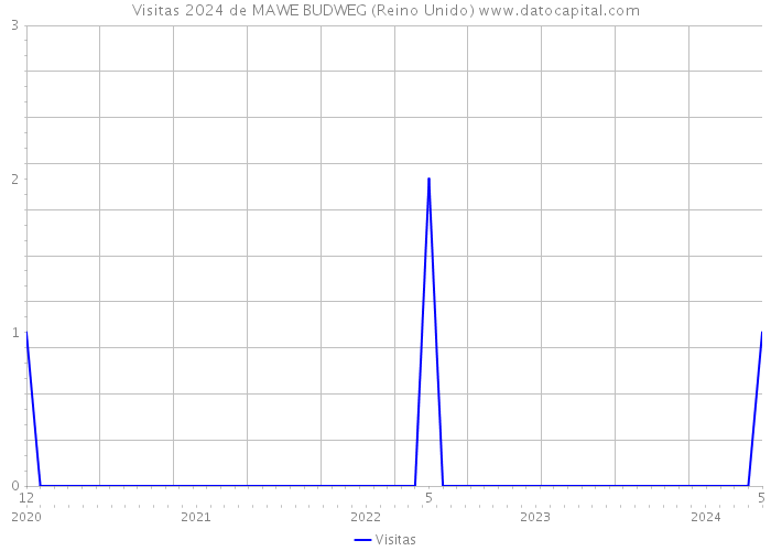 Visitas 2024 de MAWE BUDWEG (Reino Unido) 