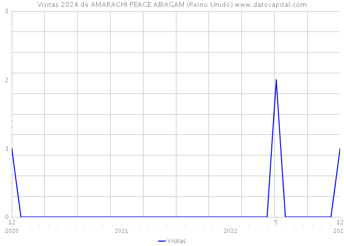 Visitas 2024 de AMARACHI PEACE ABIAGAM (Reino Unido) 