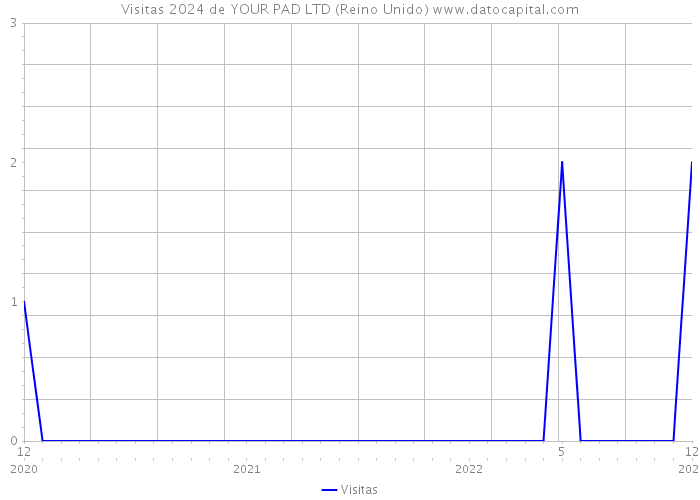 Visitas 2024 de YOUR PAD LTD (Reino Unido) 