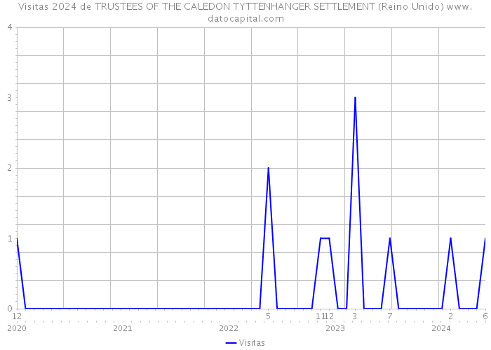 Visitas 2024 de TRUSTEES OF THE CALEDON TYTTENHANGER SETTLEMENT (Reino Unido) 