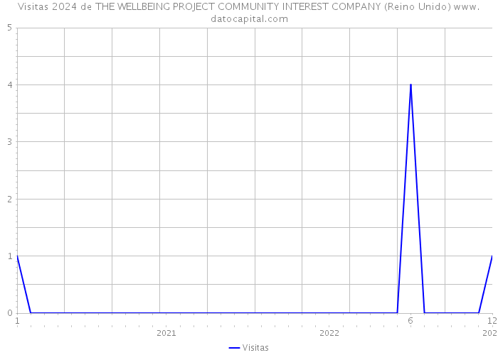 Visitas 2024 de THE WELLBEING PROJECT COMMUNITY INTEREST COMPANY (Reino Unido) 