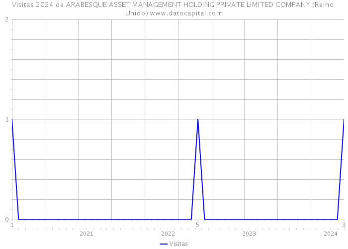 Visitas 2024 de ARABESQUE ASSET MANAGEMENT HOLDING PRIVATE LIMITED COMPANY (Reino Unido) 