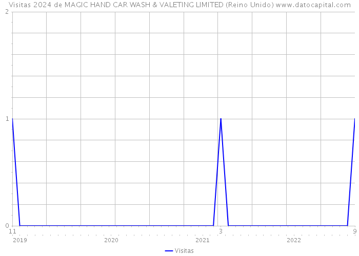 Visitas 2024 de MAGIC HAND CAR WASH & VALETING LIMITED (Reino Unido) 