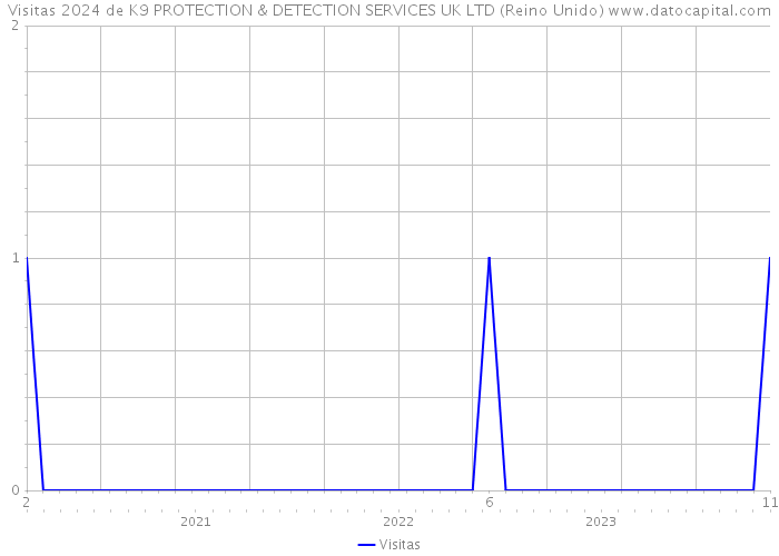 Visitas 2024 de K9 PROTECTION & DETECTION SERVICES UK LTD (Reino Unido) 