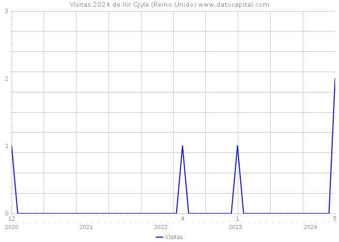 Visitas 2024 de Ilir Gjyla (Reino Unido) 